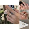 Bead Geometric Contemporary Ring For Women With Adjustable Copper Material Comfort For