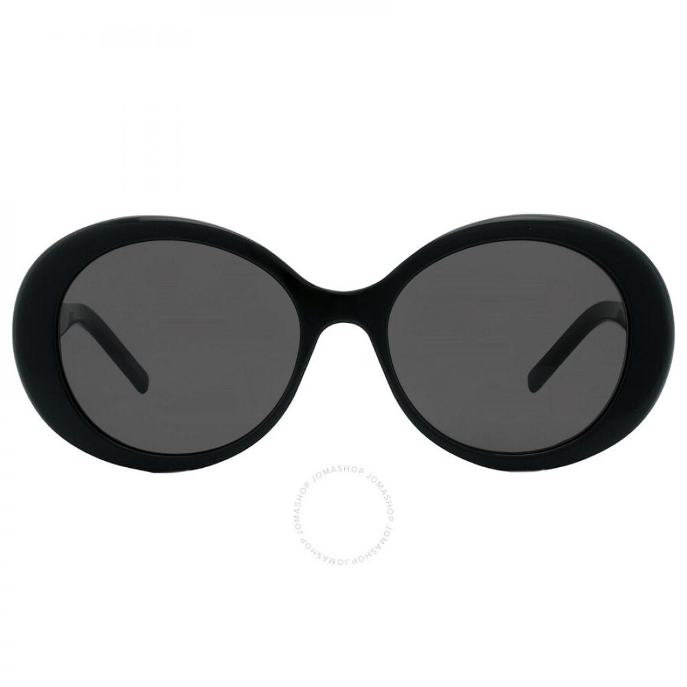 

Saint Laurent Черные круглые женские солнцезащитные очки SL 419 001 56