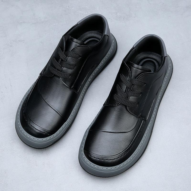 Men's board shoes men's shoes spring crooked head casual mango shoes breathable sports versatile platform white shoes tide