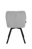 SWEN Upholstered Swivel Chair, Gray Fabric
