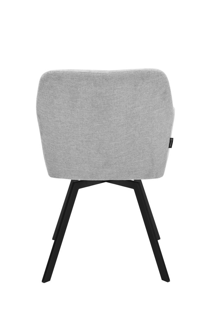 SWEN Upholstered Swivel Chair, Gray Fabric