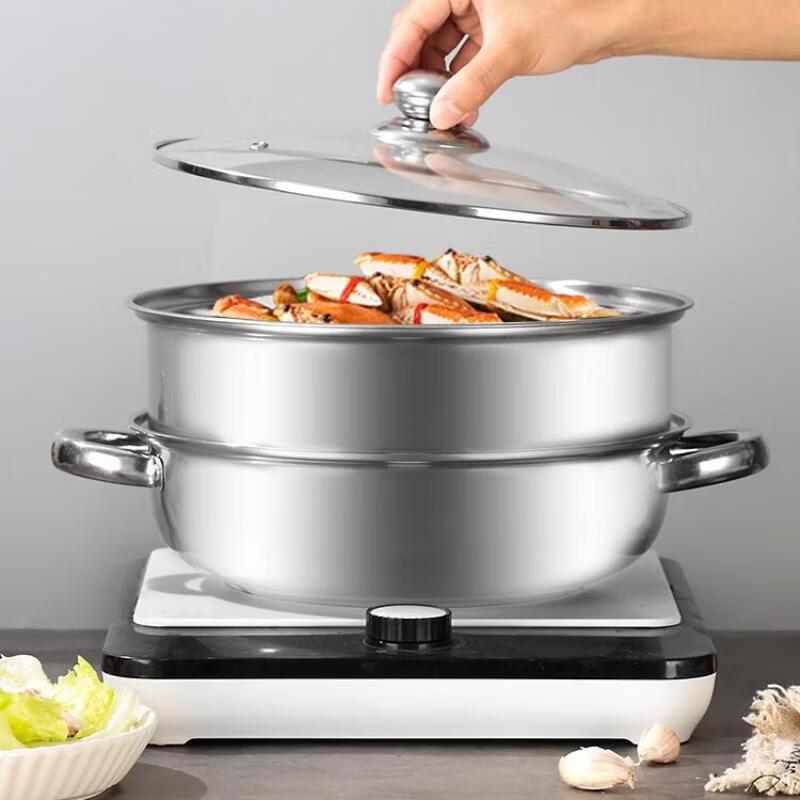 Adneny 28cm Multi-Purpose Soup Steamer Pot