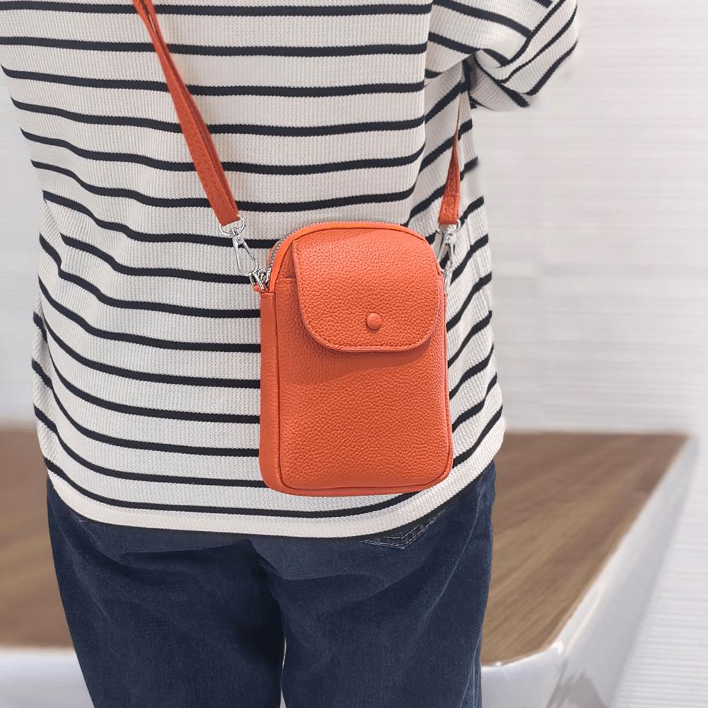 New Women's Bag Mobile Phone Bag Solid Color Bag Cover Versatile Commuter Shoulder Messenger Bag