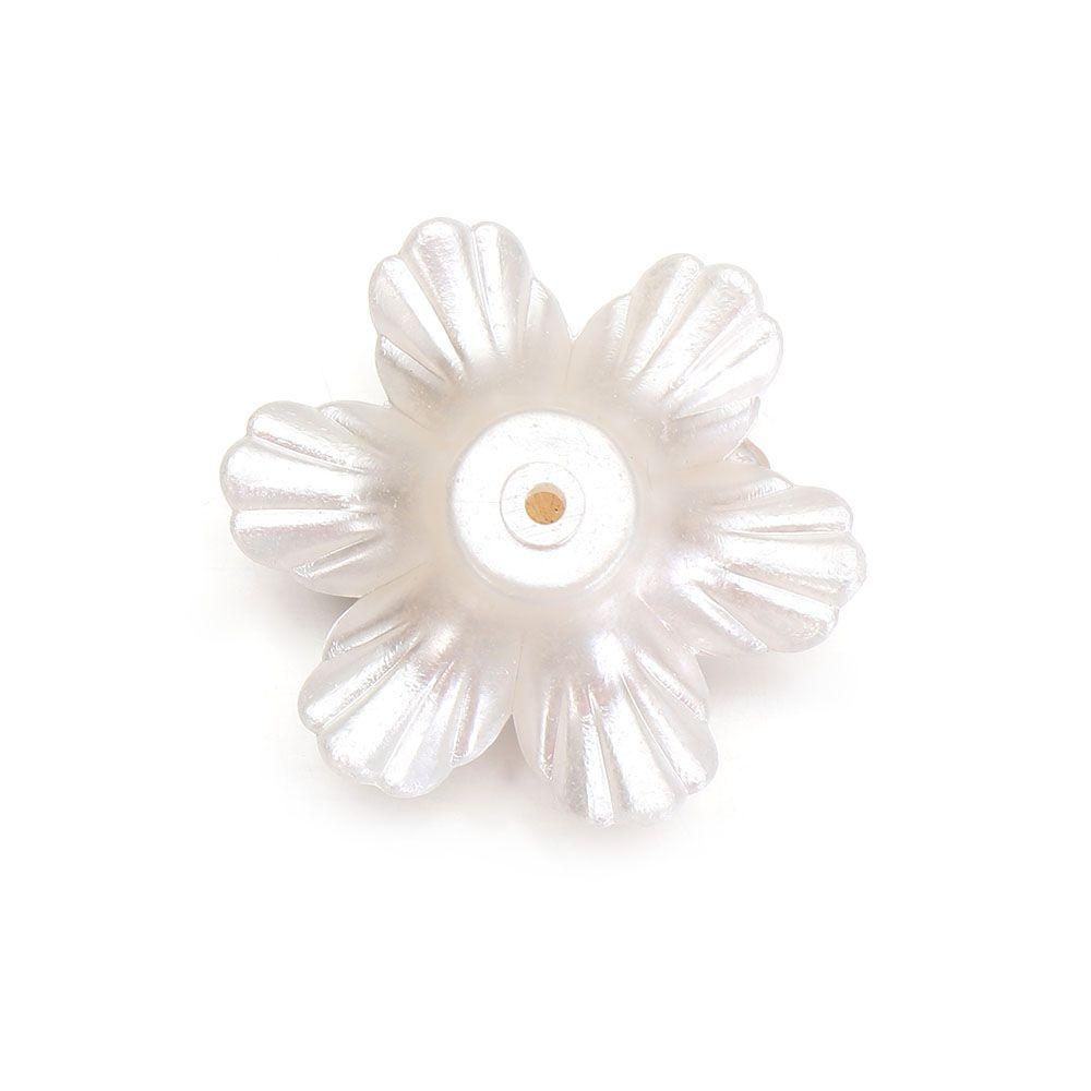 Apparel Sewing Flower-shaped Crystal Pearl Button Pearl Hairpins Headwear Clip Rhinestone Buttons