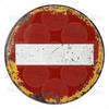 Vintage Retro Traffic Signs Collection HD Print Metal Tin Sign  Featuring  Unique Circular Warning  Prohibition Plates (No C