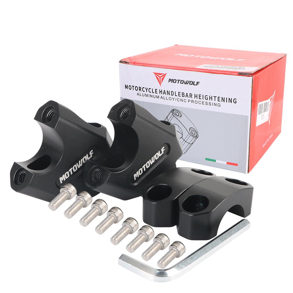 Motocross Handle Clamp For Yamaha For BMW Motorbike Accessories Mount Pit Bike Universal 22mm 28mm Extend Adapter Motorcycle Handlebar Riser