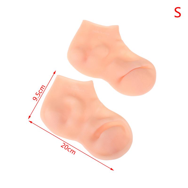 1pair Feet & Hand Care Socks Gloves Moisturizing Silicone Gel Socks Foot Skin Care Hand Protectors Anti Cracking Spa Home Use