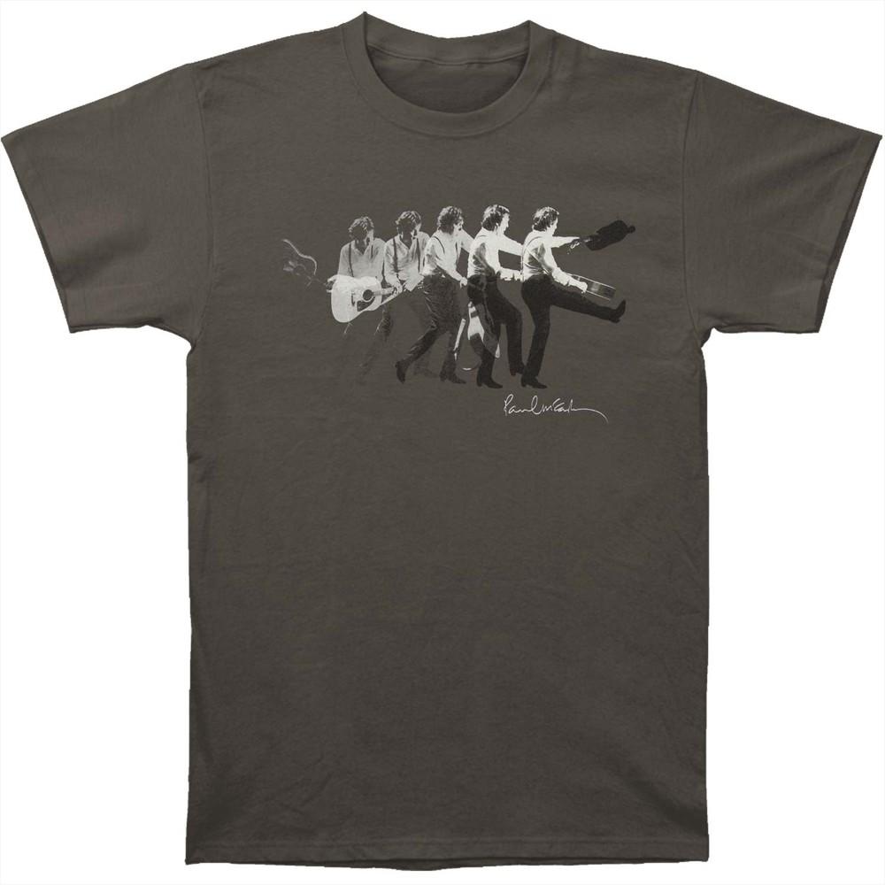 

Paul Mccartney McCartney In Motion 2012 Tour Slim Fit T-shirt Medium Grey Unisex T-Shirt L