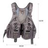 D97 Multi Pockets Breathable Angling Jacket Outdoor Fishing Clothing Lure Fishing Vest Fly Fishing Vest