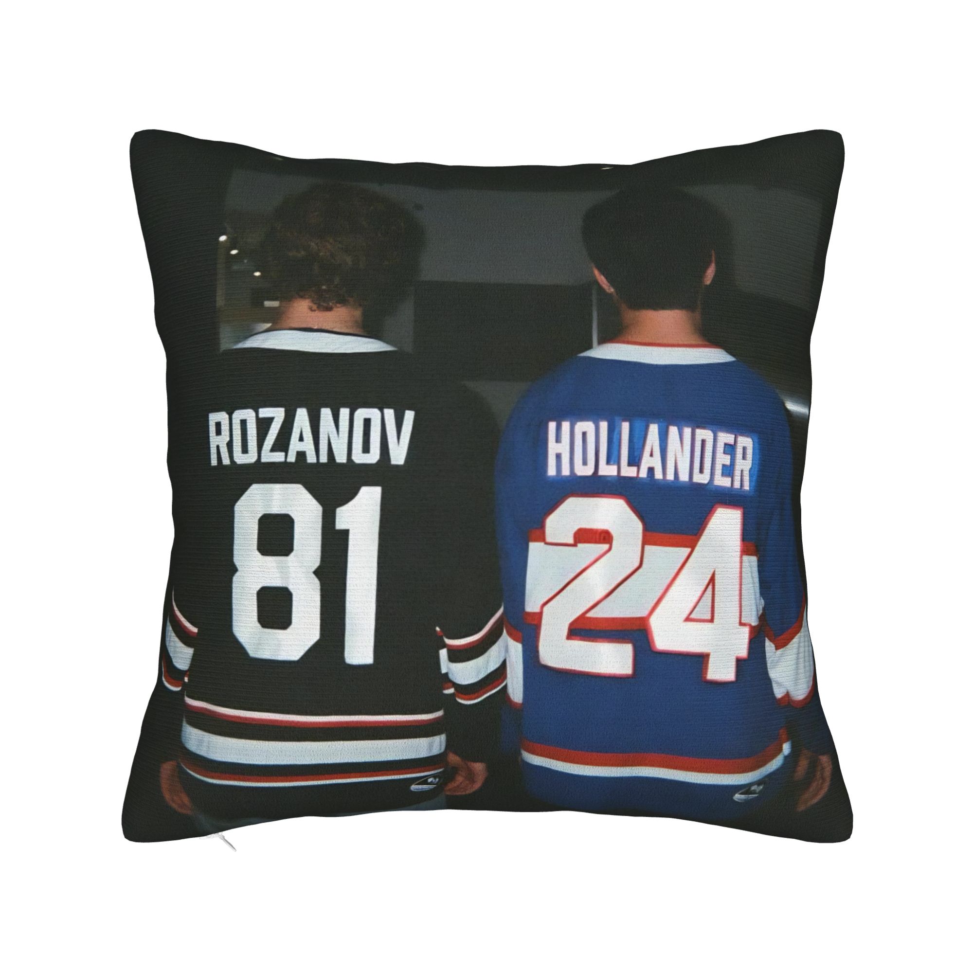 

Heated Rivalry Square Pillow Cases Hockey Romance Cushion Covers Creative Zippered Decorative Pillowcase for Sofa 40x40cm 12x12Inch