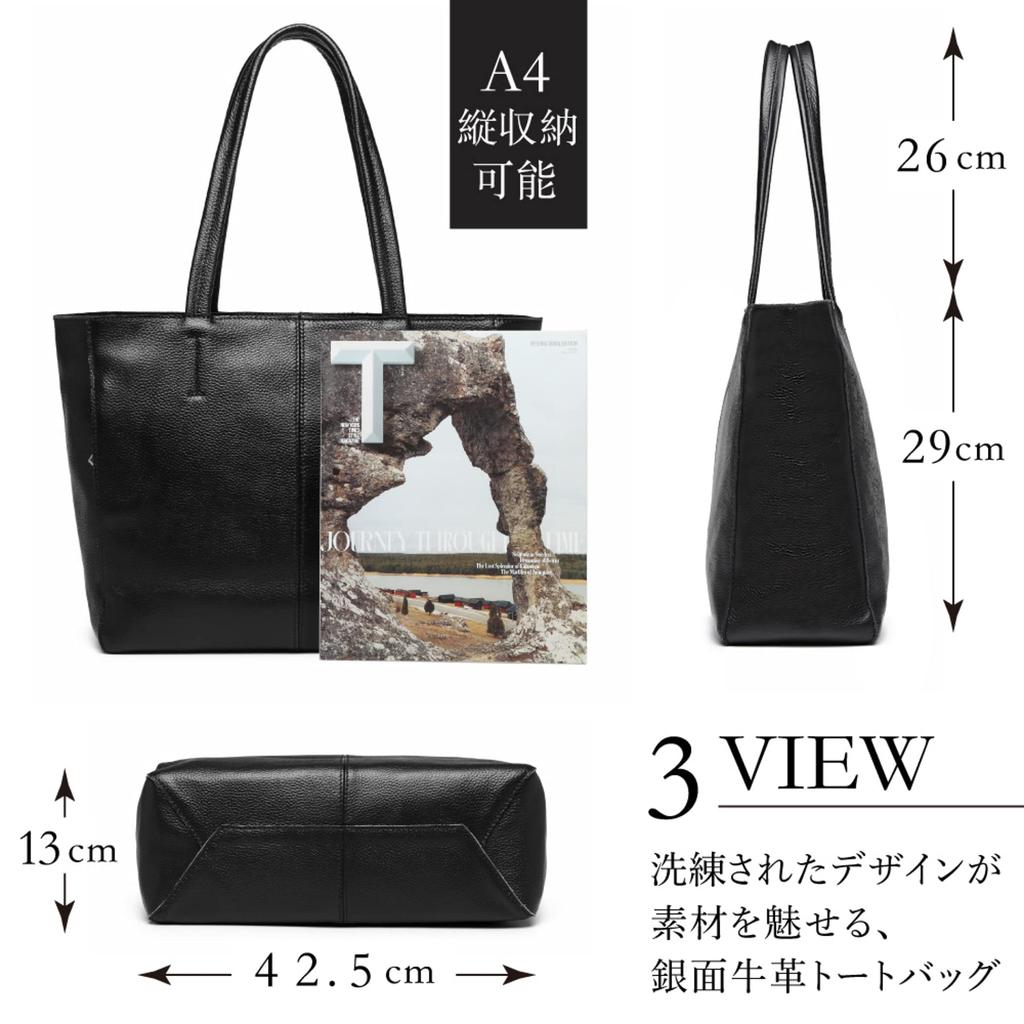 Leather Bag for A4 Cowhide Zippered Tote Commuter Shoulder Simple Suitable for Various Occasions GUSIO LEANGenuine Women, Size, 100% High-Quality