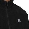 adidas Neo Logo Pattern Stripe Embellished Fleece-Lined Jacket Men Outerwear Black HN8731