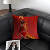 Jordan Legend Basketball Cushion Cover Natural Linen Organic Fabric DoubleSided Printing Sofa Home Decor Gift Pillow Case