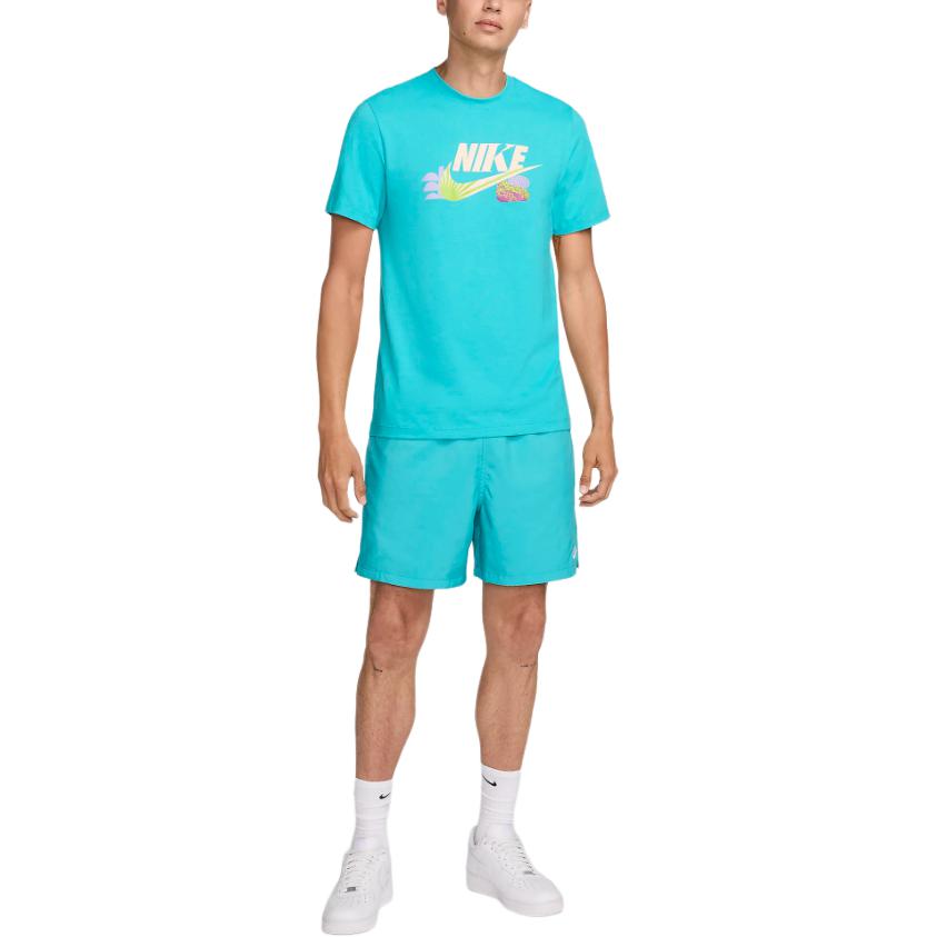 Nike Regular T Shirt Men's Blue FZ9996-345