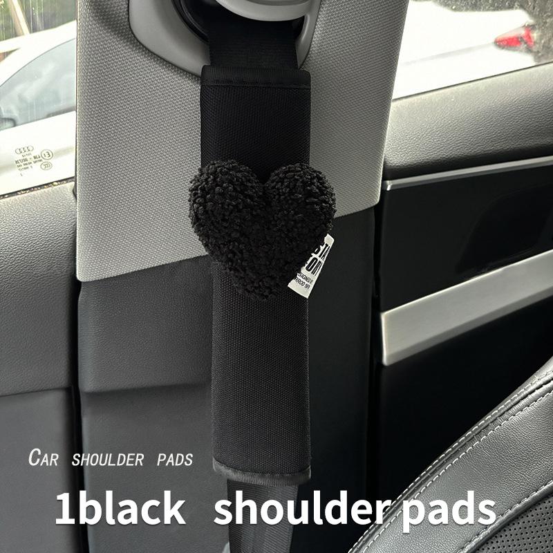 

Love Heart Car Styling Seat Belt Cover Soft Chest Protection Car Seatbelt Shoulder Pad Neck Support Cushion Safety Belt Pad