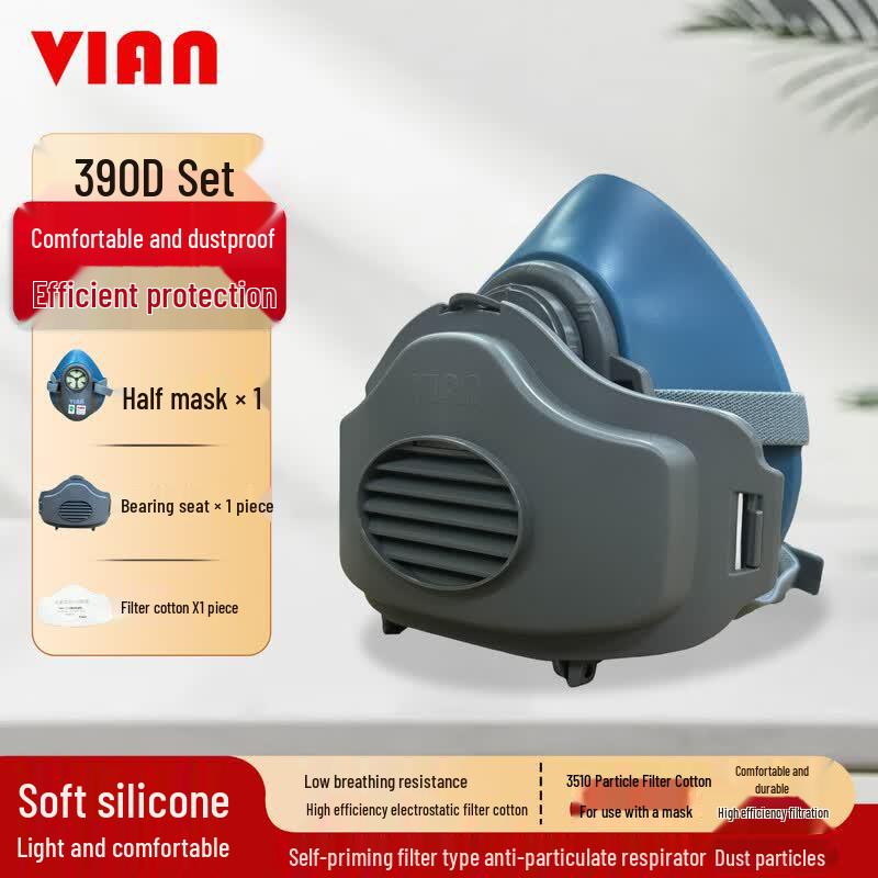 VIAN Industrial Anti-Dust Half-Face Respirator