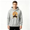 Anime Character Print Men Pullover Hoodie Casual Long Sleeve Hooded Sweatshirt For Men