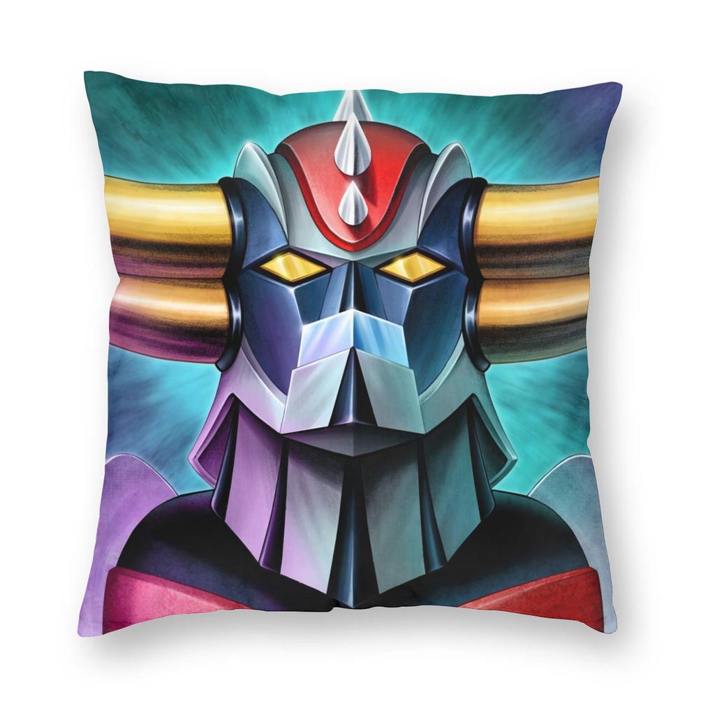 Goldrake Ufo Robot Grendizer Pillowcase Soft Polyester Cushion Cover Decorations Pillow Case Cover Home Square 40*40Cm