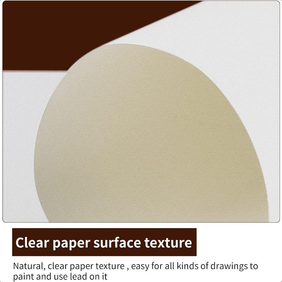 Mixed Media Sketch Pad 9 x 12 inches 60 Sheets 98lb 160gsm Heavyweight Drawing Papers Top Spiral Bound Hardcover Sketchbook for