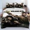 Horror TV The Walking Dead Lincoln Piumone Set Biancheria da Letto, Copripiumone Set Letto Coperta Federa, Dimensioni King Queen Biancheria da Letto nuovo