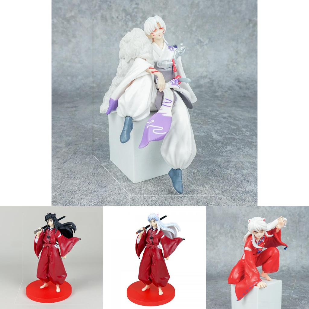 Inuyasha Pvc Figure Set With Assembled Design For Anime Collectors