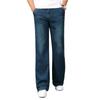 Jeans Uomo Jeans svasati da uomo Jeans svasati con gamba svasata a vita alta dal design maschile classico