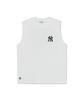 Emelbi Basic Street Logo Sleeveless T-Shirt Ny (White)