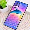 Cute Dolphin Animal Phone Case for Samsung Galaxy note 10 pro S26 Ultra S23 S24 FE S25 S21 S22 PLUS shockproof Cove