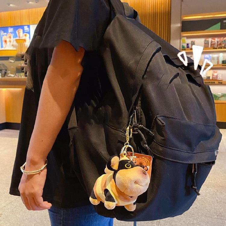 Bees Dog Plush Key Chain Fashionable Animal Keychain Bag Pendant Ornament Phone Hanging Decoration for Trendy Girls