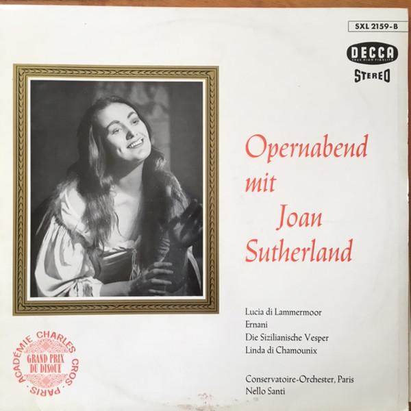 

LP Record JOAN SUTHERLAND Opernabend Mit Joan Sutherland SXL2159 Decca Germany Classical Used