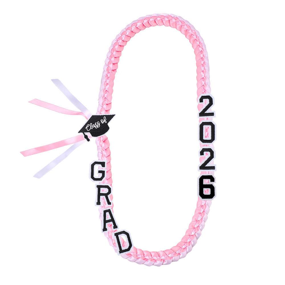 Creative Double-layer Ribbon Graduation Wreath Woven Necklace Ribbon Lanyard Honor Cord Handmade Sash