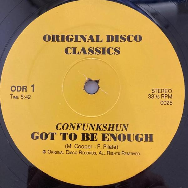 

12inch Record CON FUNK SHUN PEACHES HERB Got To Be Enough Fun Time 0025 Original Disco Non Japan SoulFunk Used