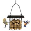 Bird Feeders for Outside Metal Large Capacity Feeding Hangable Squirrel Proof Bird Feeders for Attracting Wild Finch Hummingbird
