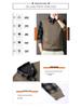 Men's Winter Plus Velvet Faux Two-Piece Shirt with Long Sleeves and Collar - Warm Base Layer for Middle-Aged Casual Wear