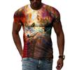3D Casual Wolf Print T Shirt Men Women Summer Animal Tee Man O Neck Short Sleeve Loose Tops Breathable Couples T Shirts