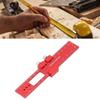 Aluminum Alloy Adjustable Sliding Stop Ruler Clear Scales T Type Scribing Ruler  Marking
