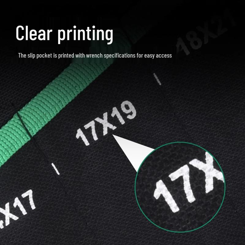 Baolian Multifunctional Tool Bag - Thickened Canvas Storage for Combination and Open-End Torx Wrenches