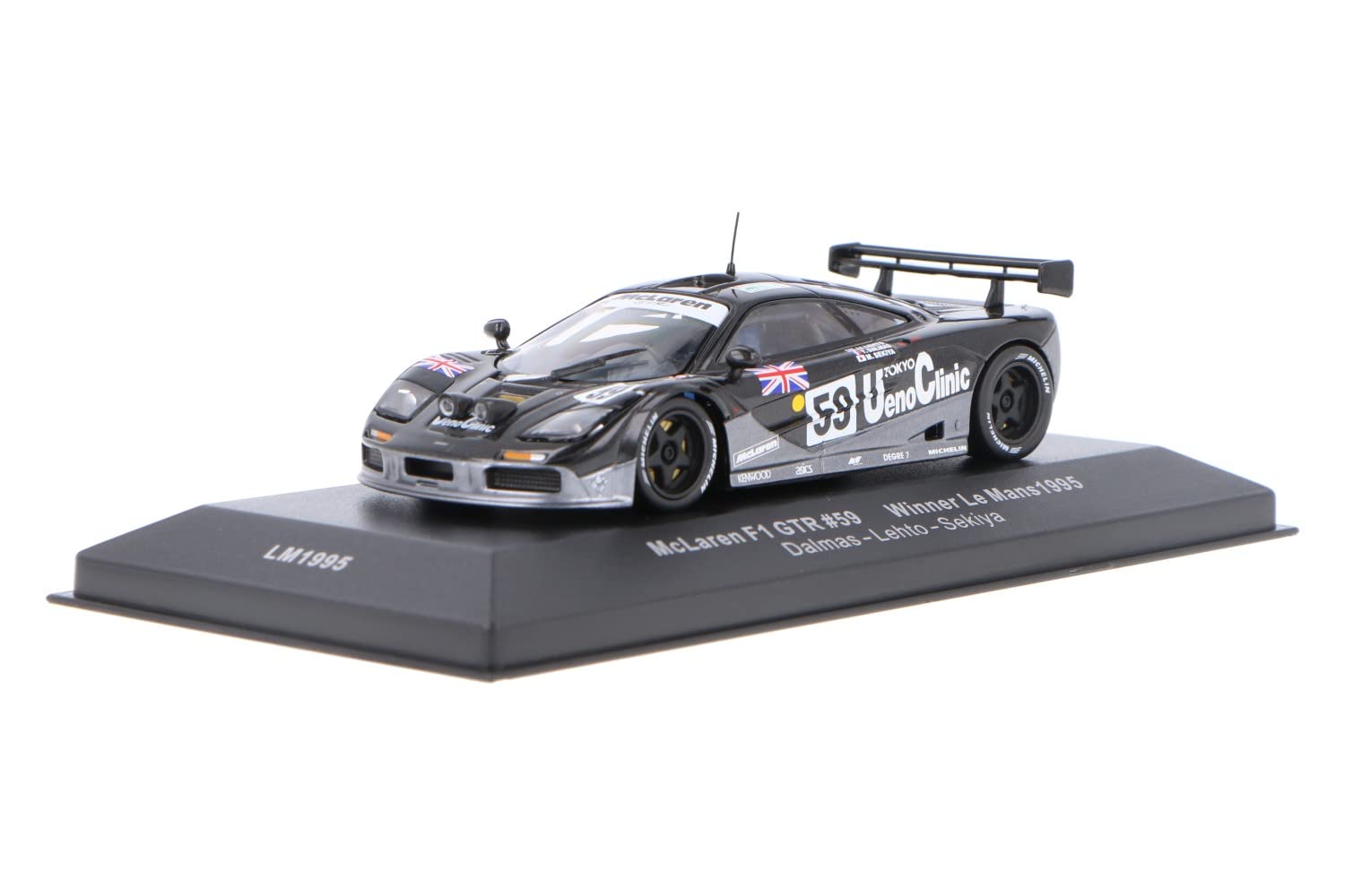 

Ixo scale McLaren F1 GTR95 Le Mans 24 Hours Winner Lehto Finished Model 1/43 #59 Y. Dalmas/J-J. (LM1995)