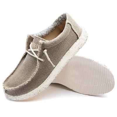 Leichte, bequeme, lässige Canvas-Slip-On-Loafer für Herren mit weicher Sohle – Ideal zum Gehen und Reisen