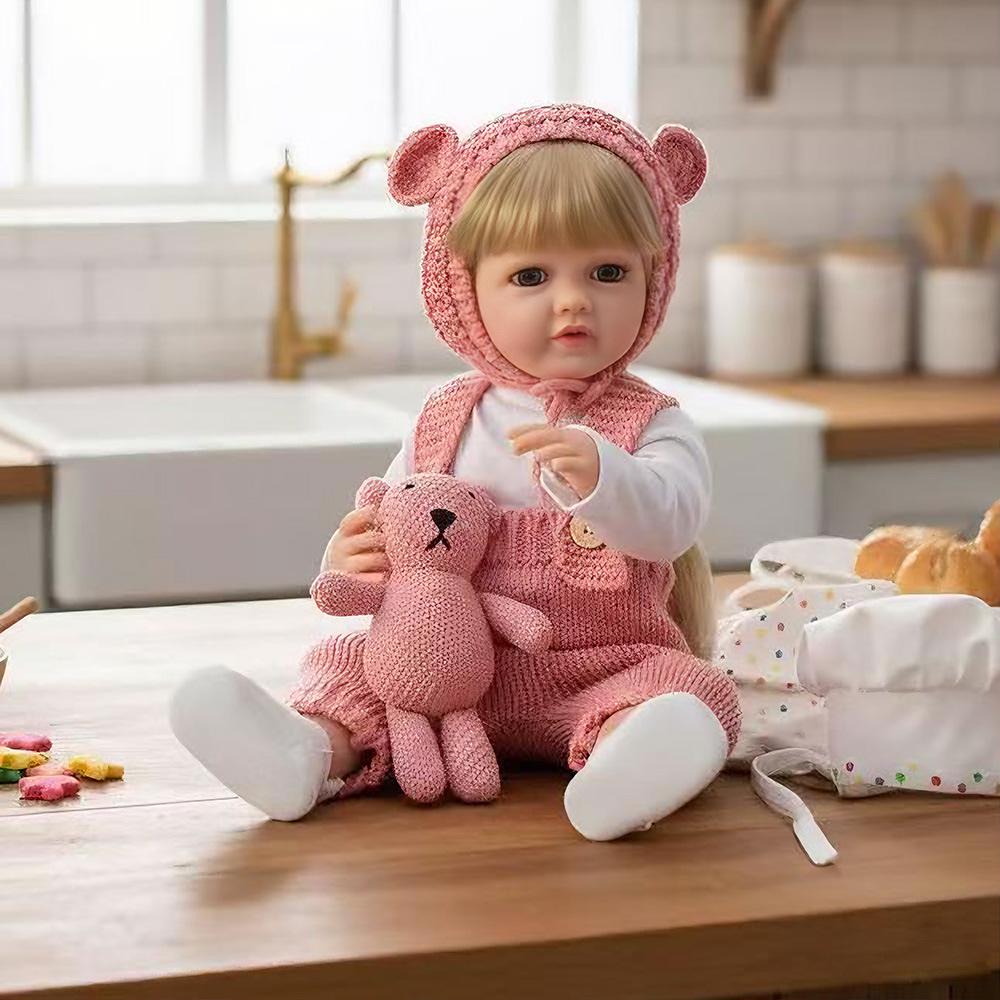 22-inch All-Plastic Reborn Russian-Speaking Baby Doll - Children's Companion Toy