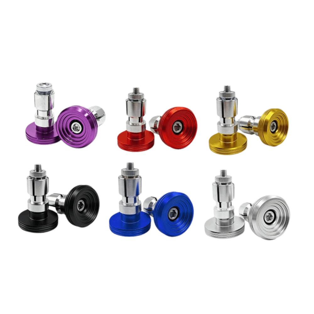 CNC Aluminum Zinc Zinc Alloy Motorcycle Handlebar End Caps Bar Ends Weights Handlebar Protection