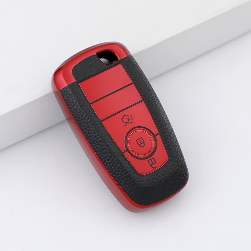 Ford Mondeo, New Focus, Edge, Everest, Ecosport Leather Key Cover