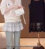 95% Cotton Lace Trim Camisole Vest - Women's Spring/Summer 2026 New Arrival, Plus Size, Slim Fit, Layering Inner Top