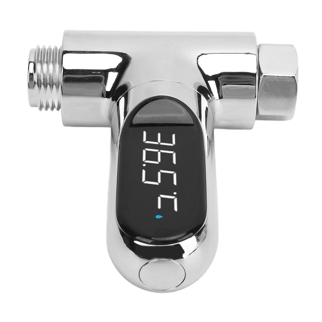 Shower Thermometer Aluminum LED Digital Shower Thermometer for Home Bathroom Kitchen