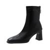 Ankle Boots for Women High Heels Dress Shoes for Woman Chunky Luxury Pumps 2025 Winter Designer Chelsea Botas De Mujer