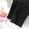 Black ripped leggings women's outer wear summer and autumn thin high waist thin small feet elastic versatile small black pants