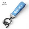 HAZJ3 Luxury Leather Car Keychain Auto Logo Keyring Accessories Women Men Gifts For Skoda Yeti VRIS Octavia A5 A7 Karoq Kamiq Fabia