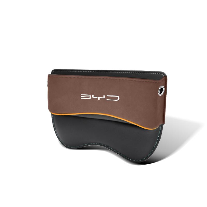 

Universal Suede Seat Side Storage Pocket for BYD Atto 3 Han EV Dolphin Song PRO Max Tang DM Yuan Dolphin E2 Qin PLUS Accessories коричневий