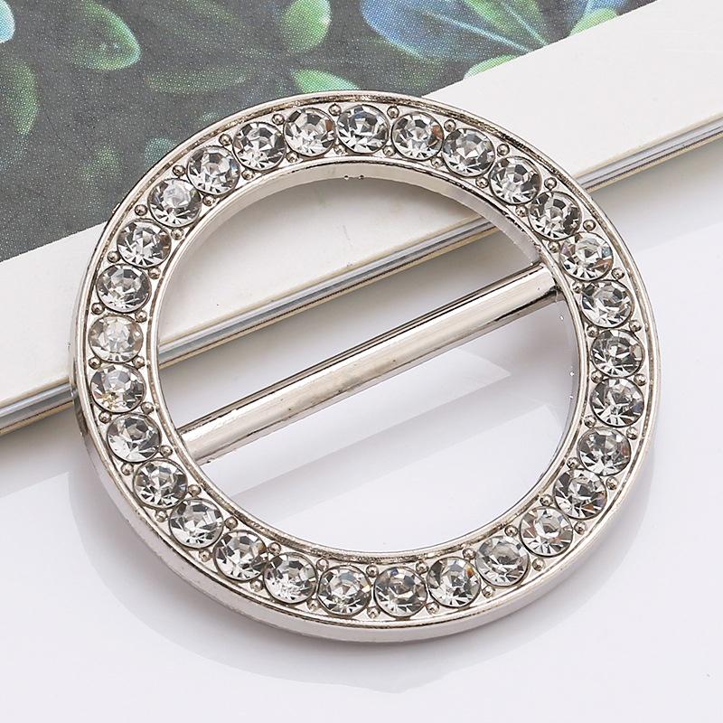 Summer Clothes Corner Knotted Scarf Buckle Dual-purpose High-end Buckles Clothing Accessories Versatile Butterfly Scarf Buckle