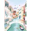 World Travel City Poster Landscape Greece Italy Florence Paris France Canvas Print Painting Wall Art Living Room Home Decorative